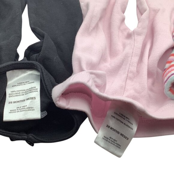 Lot Of 5 Baby Girl Clothes Size 3-6M Tiny Tots & Little Wonders Mixed Styles - Picture 3 of 14